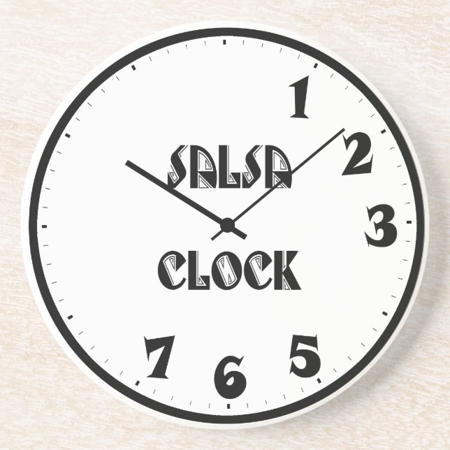 Porta-copos SalsaClock (Frente)