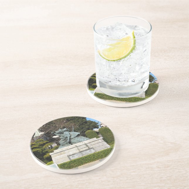 Porta-copos Samurai Kamakura Gongoro Kagemasa Status Kabuki (Lateral)