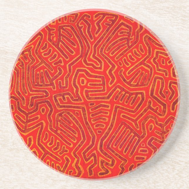 Porta-copos San Blas Island Mola Spires (Frente)