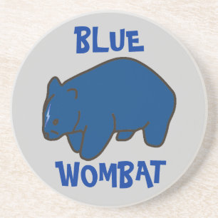Porta copos Sandstone Blue Wombat