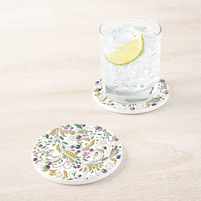 Porta copos - Sandstone - Círculo Tuscano (Lateral)