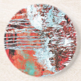 Porta-copos Sandstone Coaster – Corrosion Pulse