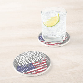 Porta-copos Sandstone Coaster – Trabalho Liberdade