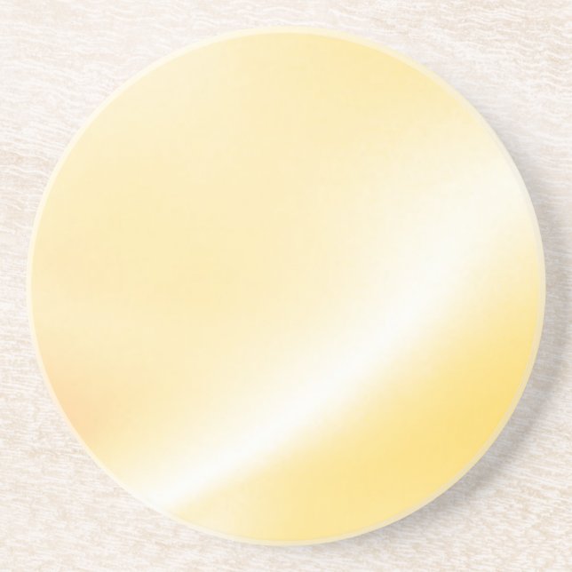 Porta copos Sandstone de Impressão âmbar suave (Frente)