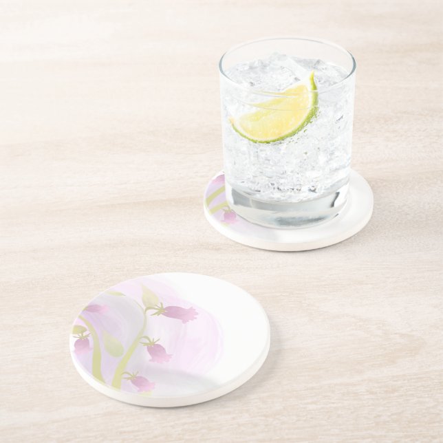 Porta copos Sandstone de Lavagem por Aquarela Páli (Lateral)