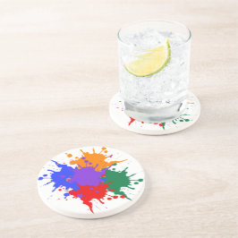 Porta copos Sandstone de Pintura Splatter