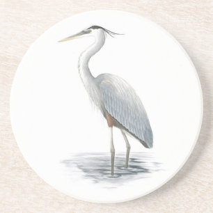 Porta copos Sandstone Excelente Blue Heron Art