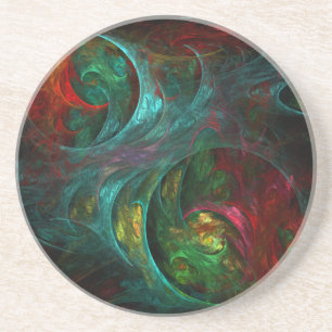 Porta copos Sandstone Genesis Nova Abstrato Art