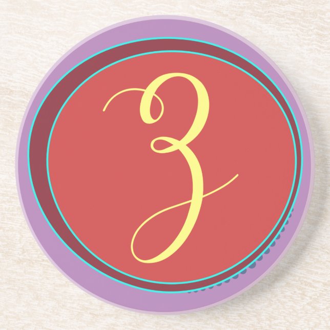 Porta copos Sandstone Monograma Z (Frente)