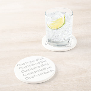 Porta copos Sandstone personalizável