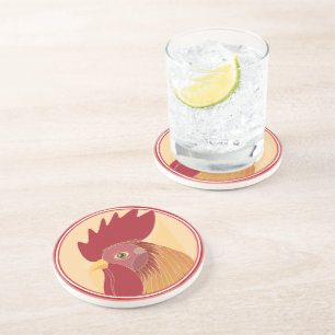 Porta copos Sandstone Rooster