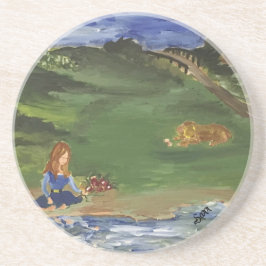 Porta copos Sandstone: Tema Primavera