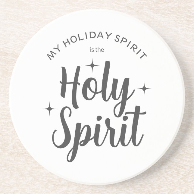 Porta-copos Santo Natal Espírito Religioso Cristão (Frente)
