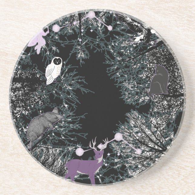 Porta-copos Sapo mágico da floresta das fadas Mikitiez (Frente)