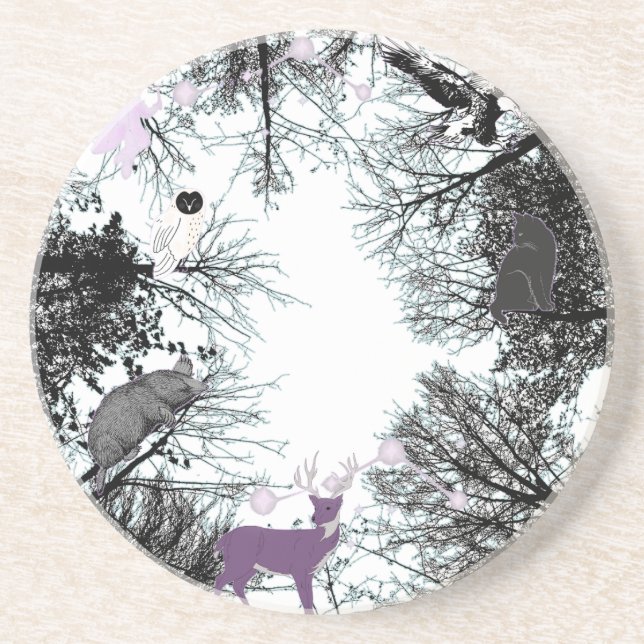 Porta-copos Sapo mágico da floresta das fadas Mikitiez (Frente)