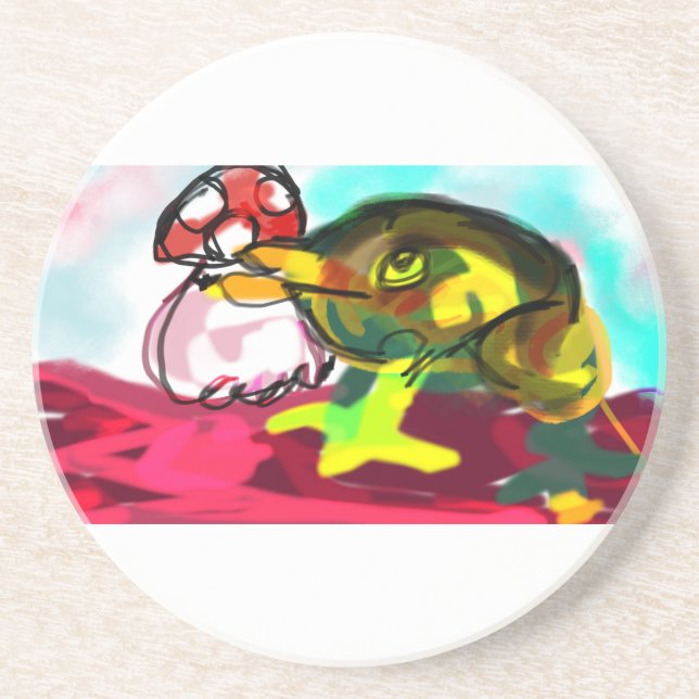 Porta-copos Sapo Mushroom (Frente)
