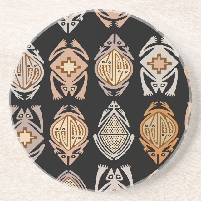 Porta-copos Sapos Saltitantes (Frente)