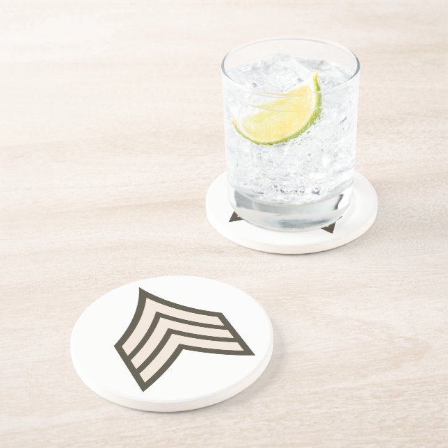 Porta-copos Sargento do Exército (Lateral)