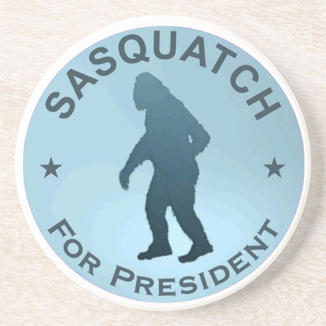Porta-copos Sasquatch Para Presidente (Frente)