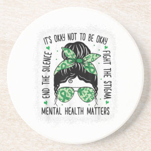 Porta-copos Saúde Mental Importa A Saúde Mental Mensal Bun Awa