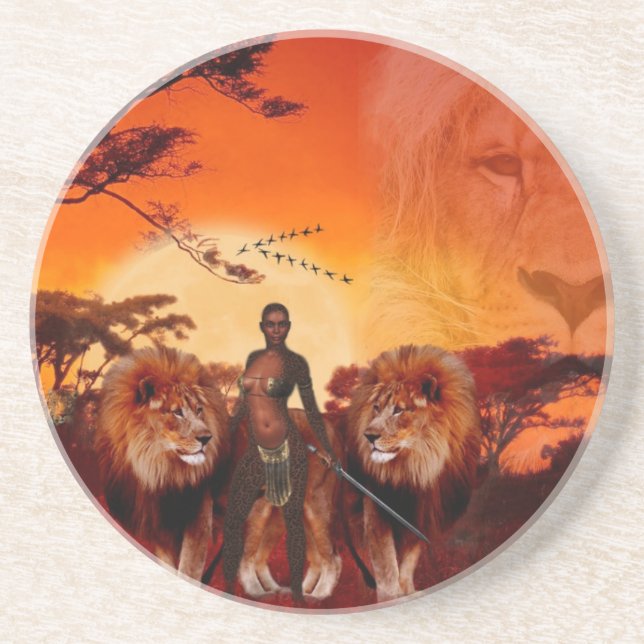 Porta-copos Savanna selvagem (Frente)