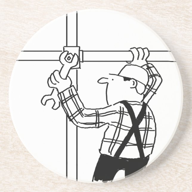 Porta-copos Scaffolder com Scaffolding (Frente)