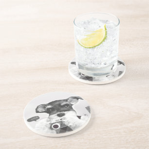 Porta-copos Schnauzer com câmera