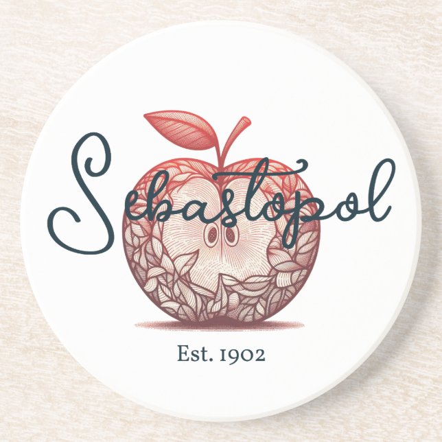 Porta-copos Sebastopol California Gravenstein Apple Fair (Frente)