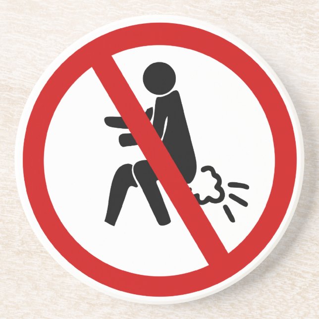 Porta-copos SEM Fartura ⚠ Sinal De Banheiro Tailandês Engraçad (Frente)