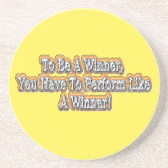 Porta-copos "Ser Um Vencedor" Design. Comprar Agora (Frente)