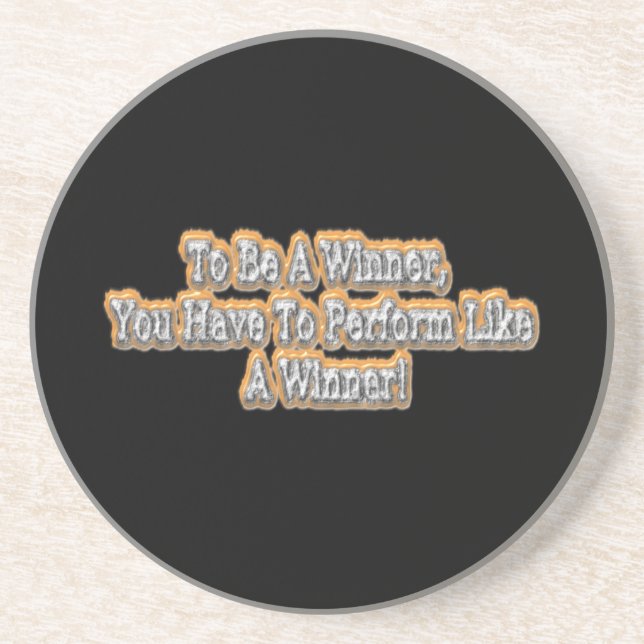 Porta-copos "Ser Um Vencedor" Design. Comprar Agora (Frente)