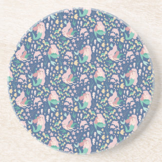 Porta-copos Sereia Mãe Filha Ligando A Versão Escura Do Oceano