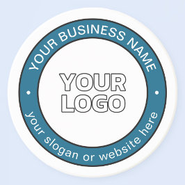 Porta-copos Seu logotipo ou Design e texto circular personaliz