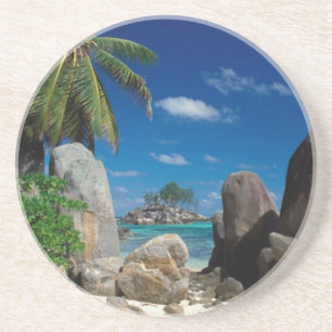 Porta-copos Seychelles, Ilha de Mahe, Praia de Anse Royale.