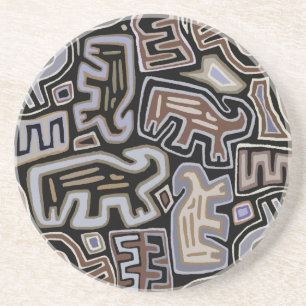 Porta-copos Shaman Peyote Espíritos Ritais Serpentes