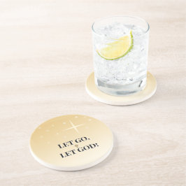 Porta-copos Shining Cross Let Go Let God Stars