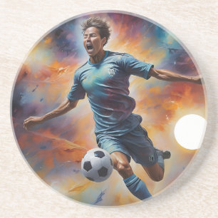 Porta-copos Shot Soccer da Nebulosa Espacial