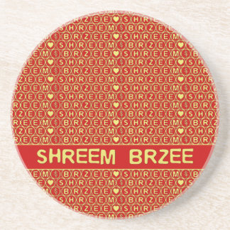 Porta-copos Shreem Brzee, Dourado Vermelho, atrai riqueza