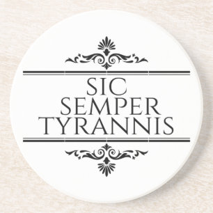Porta-copos Sic Semper Tyrannis