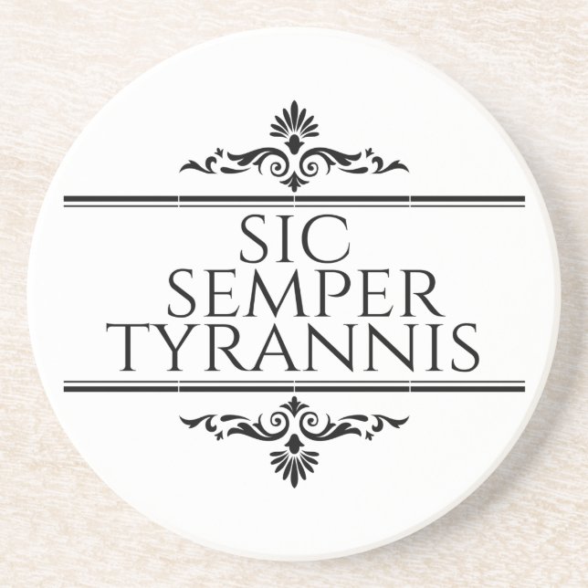Porta-copos Sic Semper Tyrannis (Frente)