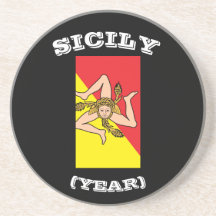 Sicily Sandstone Coaster