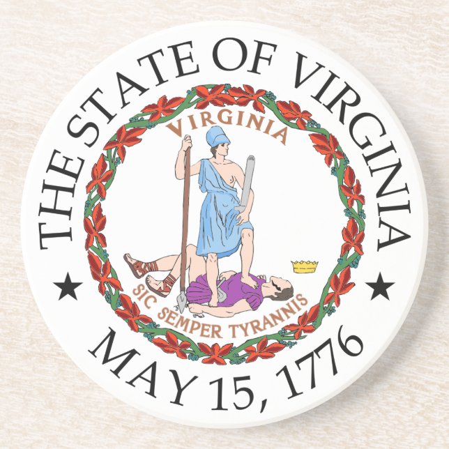 Porta-copos Símbolo da Virgínia (Frente)