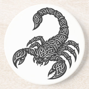 Porta-copos Símbolo de Escorpião — Tatuagem Zodiacal Mítica