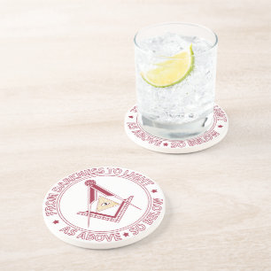 Porta-copos Símbolo de maçonaria