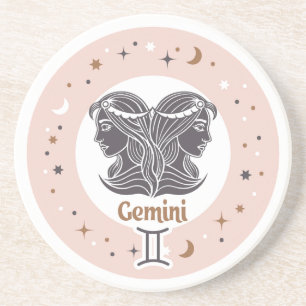 Porta-copos Símbolo Zodiac Gemini