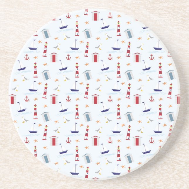 Porta-copos Símbolos do Mar legal (Frente)