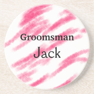 Porta-copos SIMPLE MINIMAL add your name custom groomsman T