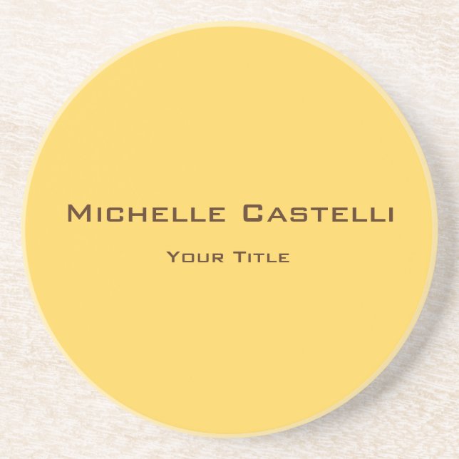 Porta-copos Simples Comum Clássica Profissional (Frente)