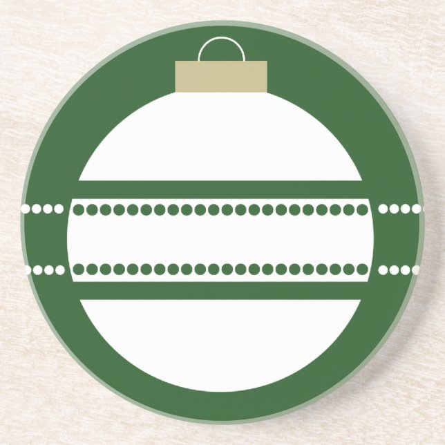Porta copos Simples de Ornamento Chico, Holly Gree (Frente)