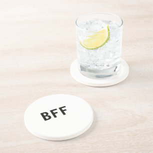 Porta-copos Simples minimal BFF melhores amigos família nome p